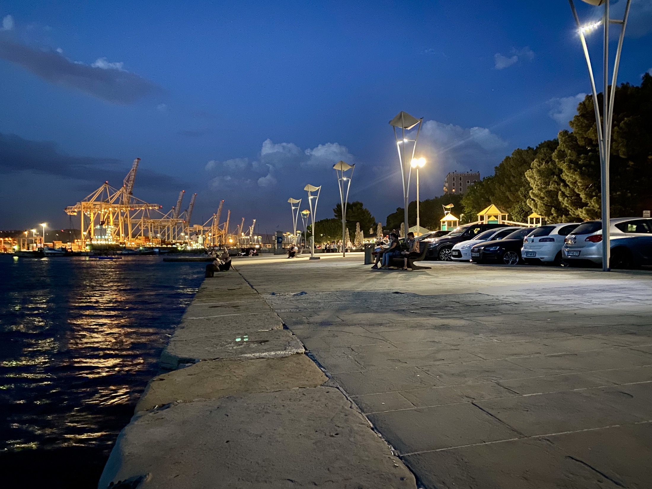 Koper beach and promenade